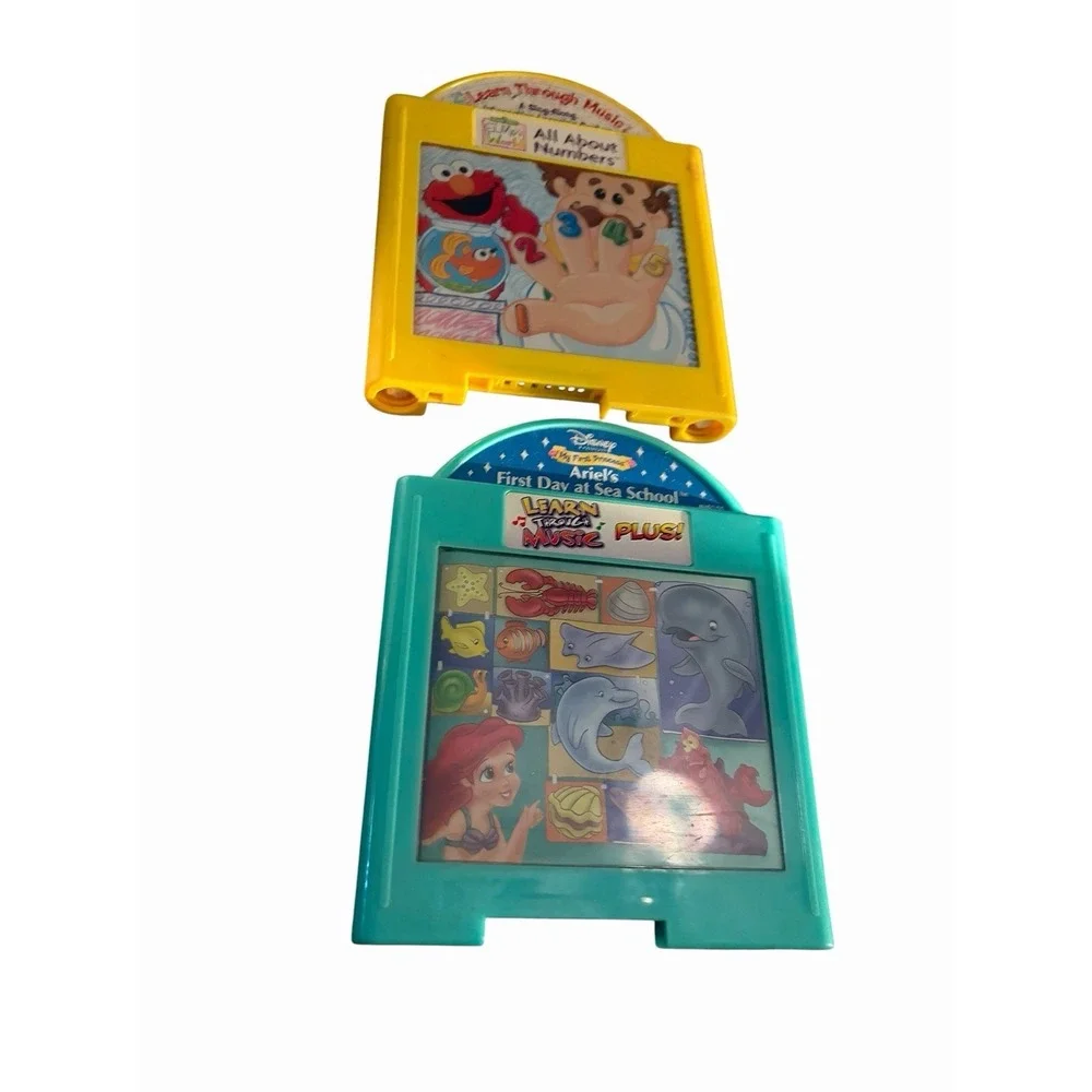 2002 Mattel Learn Through Music Interactive System Fisher Price WITH 3 Books‎